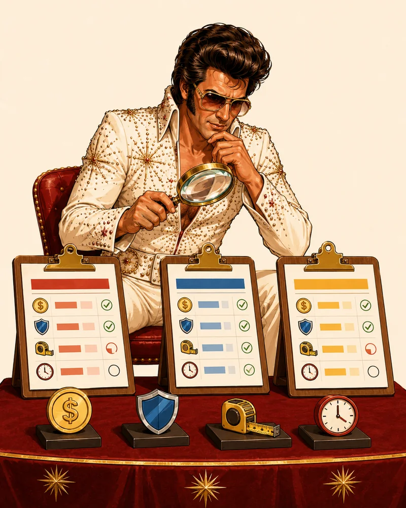 The Rhinestone Rider comparing mechanical bull rental details for an event